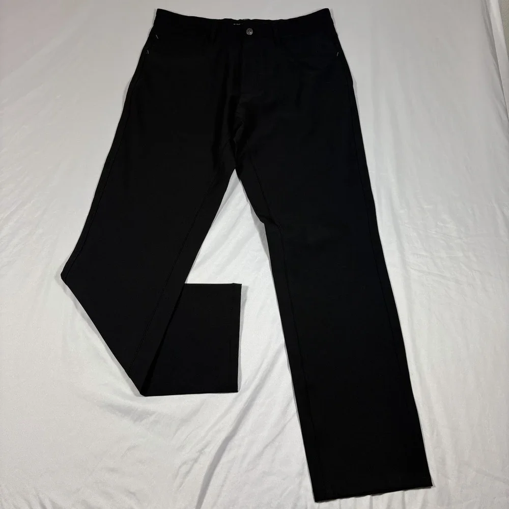 FootJoy Pants Mens 32x32 Black 5 Pocket Performance Golf Athletic Fit Stretch